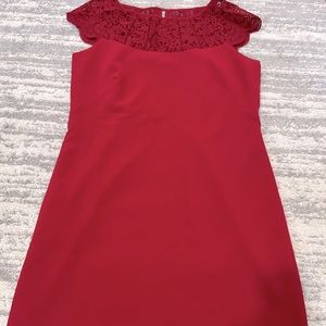 GUC White House Black Market Red dress